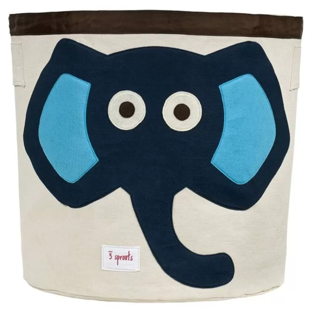 Shop Kidzsupplies 3 Sprouts 3 Sprouts Speelgoedmand Olifant Blauw