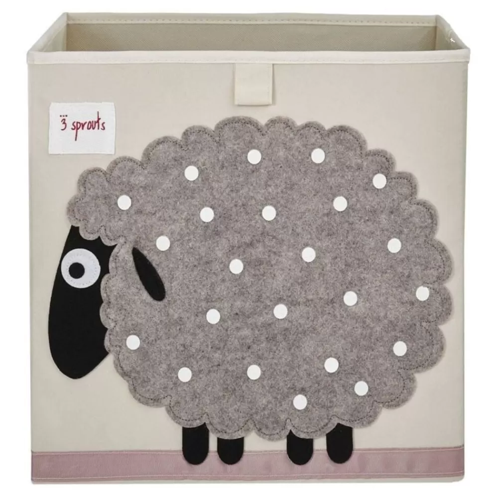 Best Kidzsupplies 3 Sprouts Opbergmand Kinderkamer Schaap Grijs