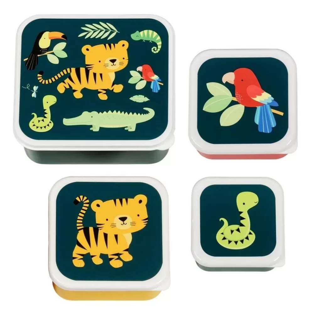 Best Sale Kidzsupplies A Lovely Little Company Lunch Box Set Jungle Dieren