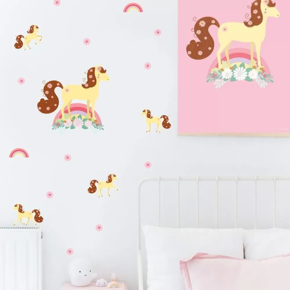 Best Kidzsupplies A Lovely Little Company Muursticker Paarden