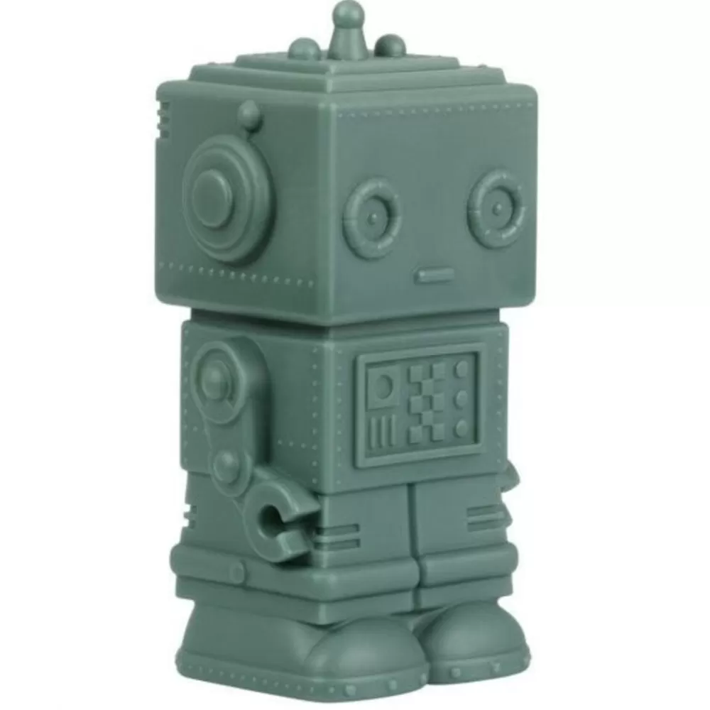 Shop Kidzsupplies A Lovely Little Company Spaarpot Robot Dark Sage