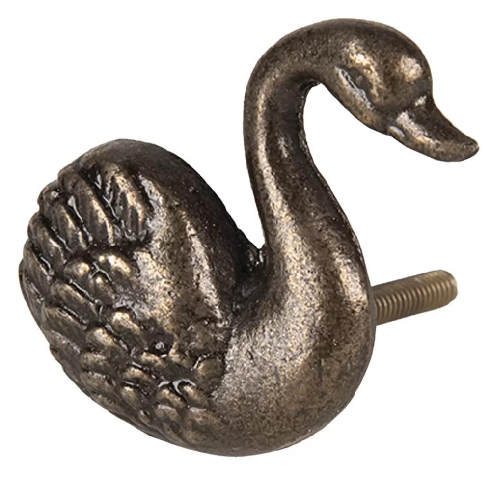 Flash Sale Kidzsupplies Clayre & Eef Deurknop Zwaan Vintage