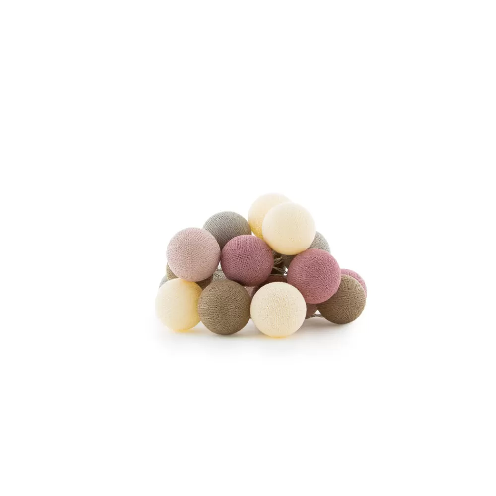 Flash Sale Kidzsupplies Cotton Ball Lights Lichtlinger Bollen Roze Beloved Usb Met Stekker