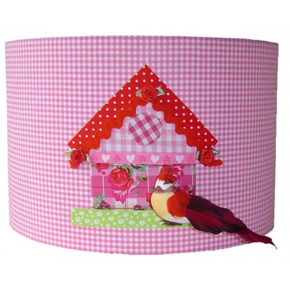 Discount Kidzsupplies Designed4Kids Kinderlamp Vogelhuisje Roze