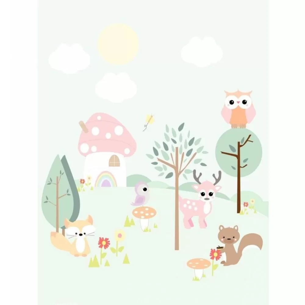 Best Sale Kidzsupplies Designed4Kids Kinderposter A3 Dieren Forest Friends Pastel