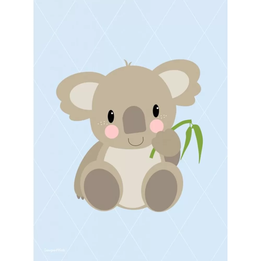 Clearance Kidzsupplies Designed4Kids Kinderposter A3 Koala Beer