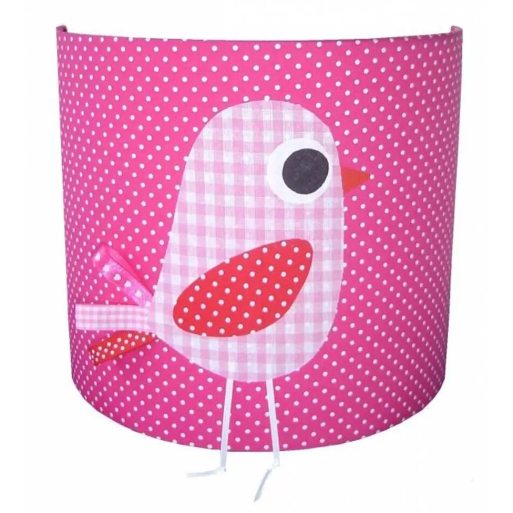 Outlet Kidzsupplies Designed4Kids Wandlamp Kinderkamer Vogel Roze