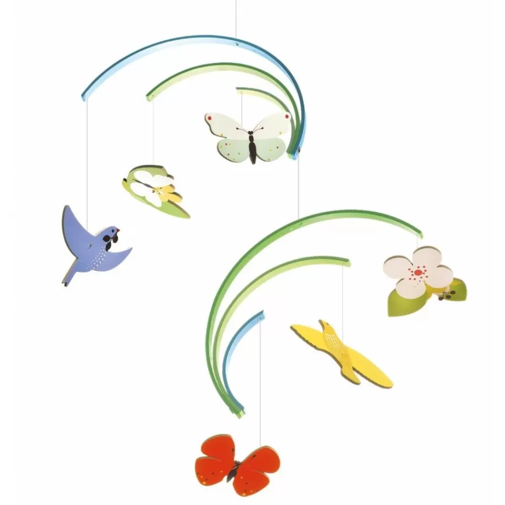 Flash Sale Kidzsupplies Djeco Mobiel Babykamer Vogels En Vlinders Printemps