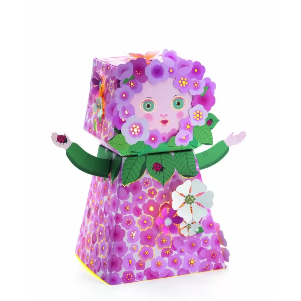 Discount Kidzsupplies Djeco Papieren Nachtlampje Bloemenmeisje Arty Fleurs