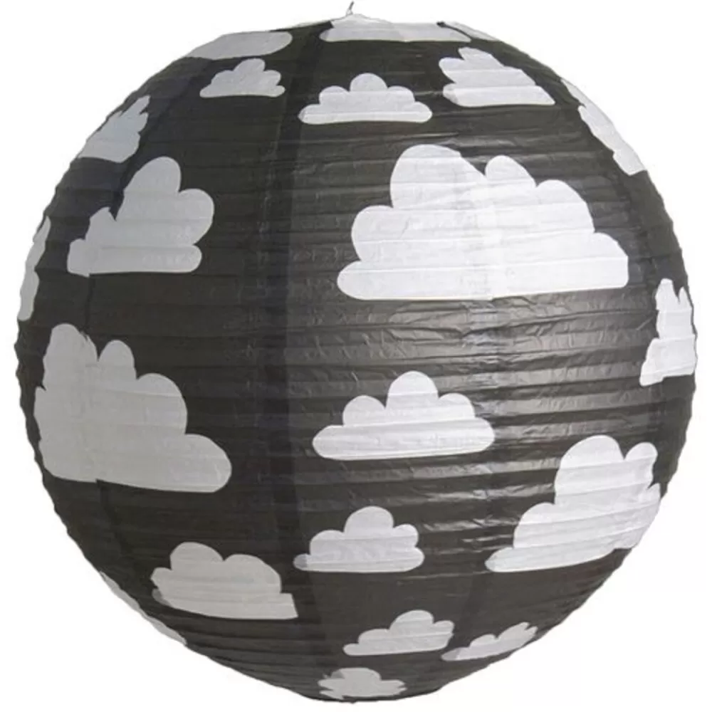 Discount Kidzsupplies Farg & Form Zweden Farg En Form Kinderlamp Wolken Zwart