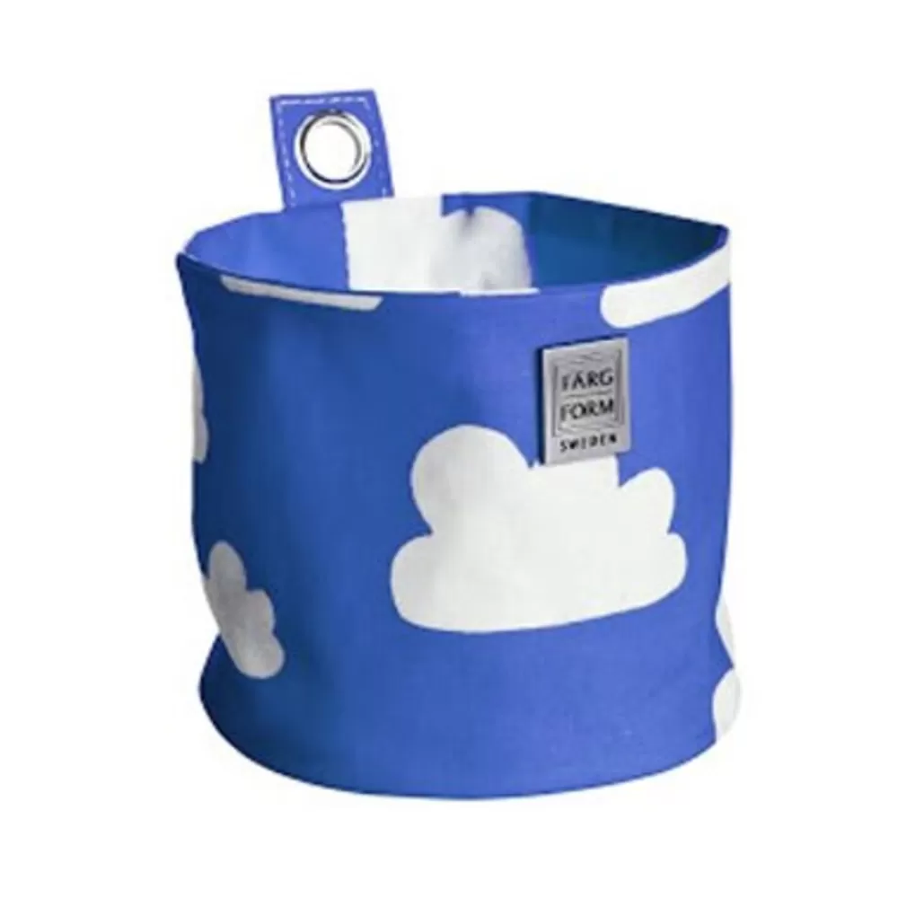 Flash Sale Kidzsupplies Farg & Form Zweden Farg En Form Ophangmandje Wolken Blauw Klein