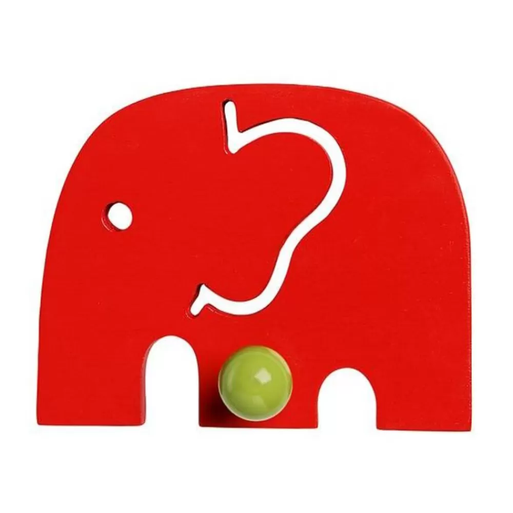 Outlet Kidzsupplies Franck & Fischer Franck And Fischer Kapstokje Olifant Rood