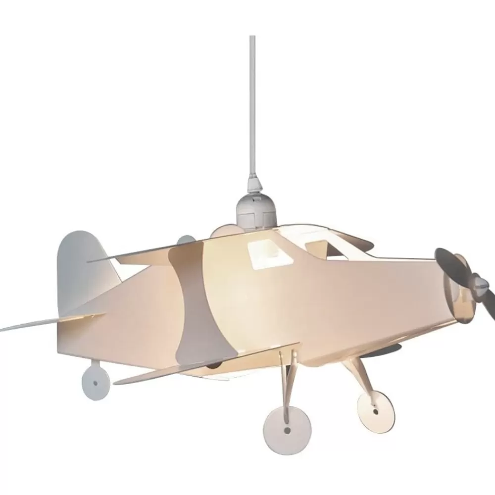 Clearance Kidzsupplies Hanglamp Kinderkamer Vliegtuig Wit