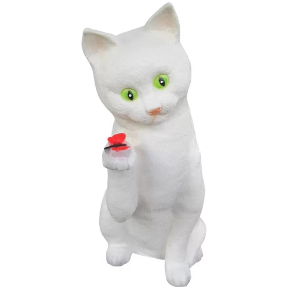 Hot Kidzsupplies Heico Figuurlampen Figuurlamp Poes Wit Met Vlinder