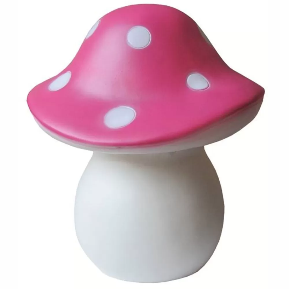 Fashion Kidzsupplies Heico Figuurlampen Kinderlamp Paddenstoel Polkadots Fuchsia