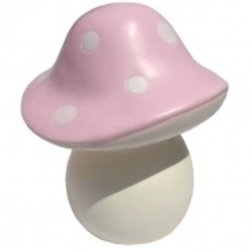 Shop Kidzsupplies Heico Figuurlampen Kinderlamp Paddenstoel Polkadots Roze