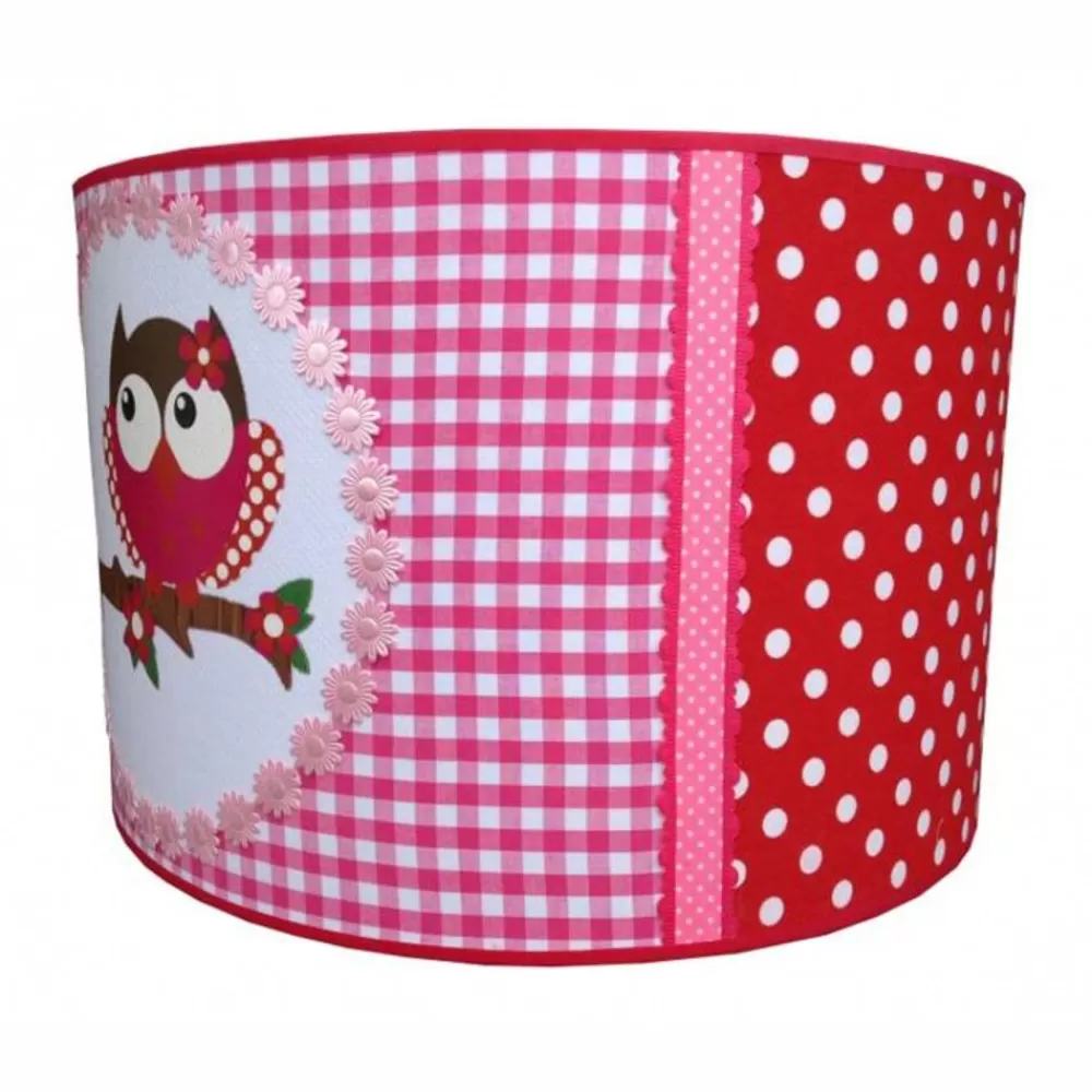 Shop Kidzsupplies Juul Design Juul Design Kinderlamp Uil Roze/Rood