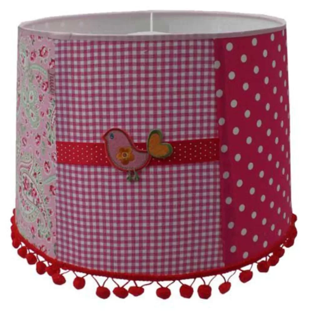 Online Kidzsupplies Juul Design Juul Design Kinderlamp Vogel Patchwork Pink Bird