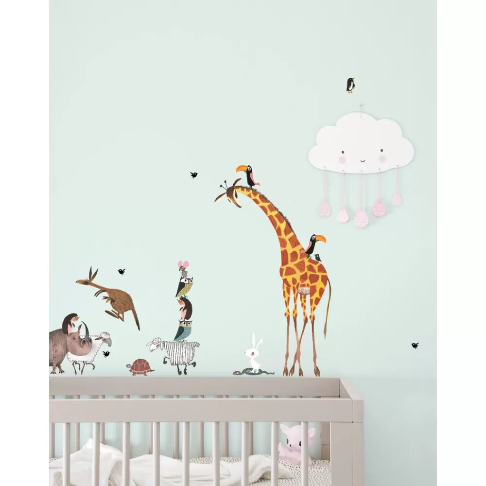 Best Kidzsupplies Kek Amsterdam Muursticker Dieren Fiep Westendorp-Giraffe