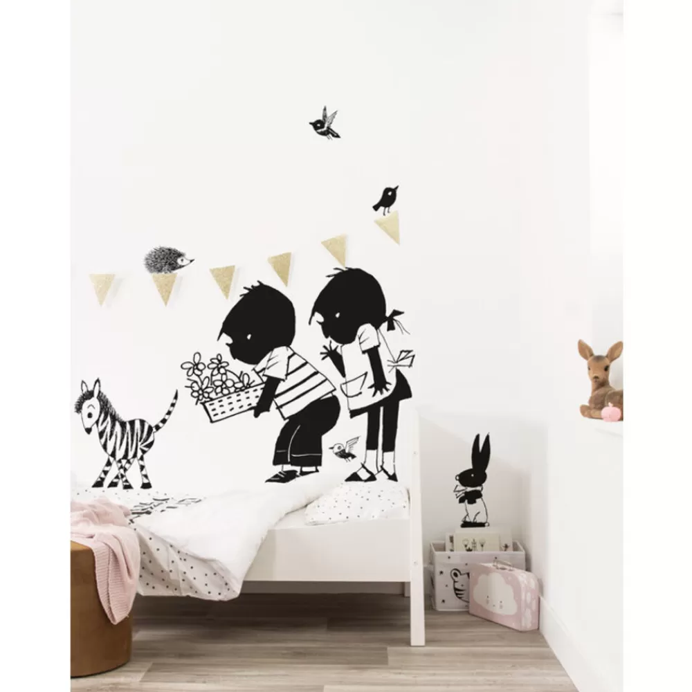 Shop Kidzsupplies Kek Amsterdam Muursticker Jip En Janneke Zwart Wit