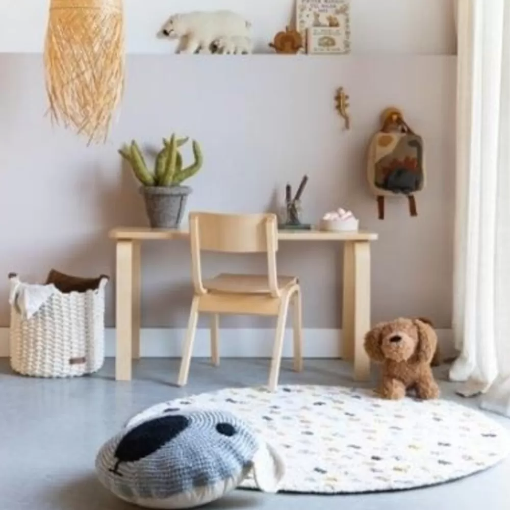 Sale Kidzsupplies Kidsdepot Vloerkleed Kinderkamer Cato Rond Met Stippen