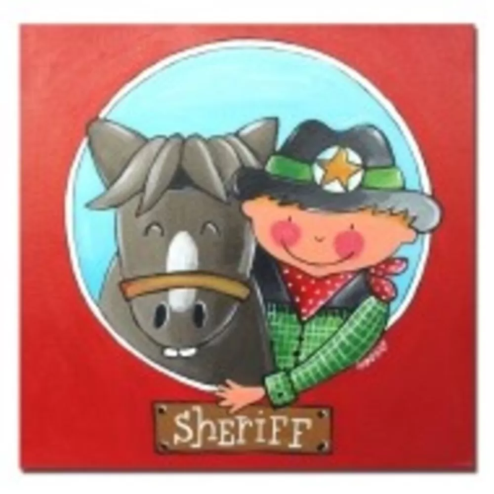 Sale Kidzsupplies Kinderschilderij Sheriff