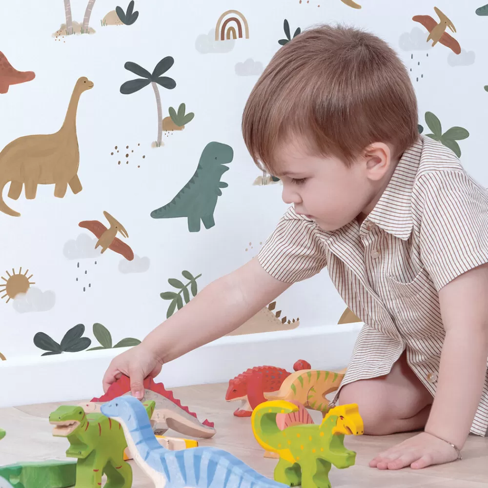 Cheap Kidzsupplies Lilipinso Kinderkamer Behang Dino'S Sunny