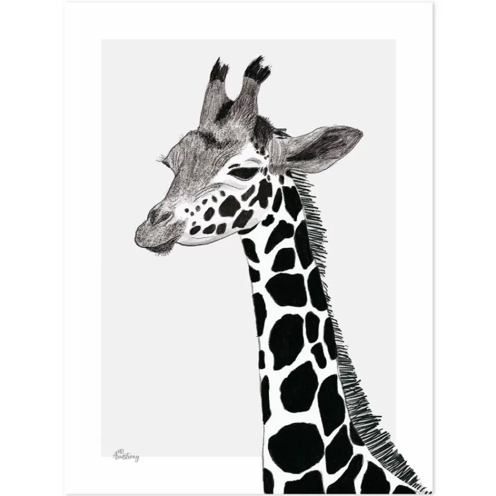 Store Kidzsupplies Lilipinso Kinderposter Serengeti Giraffe