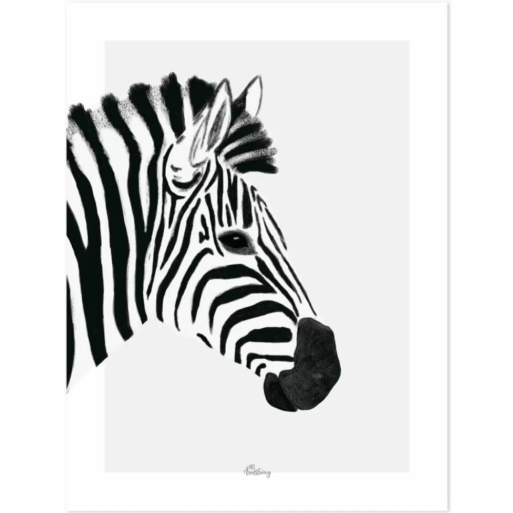 Hot Kidzsupplies Lilipinso Kinderposter Serengeti Zebra