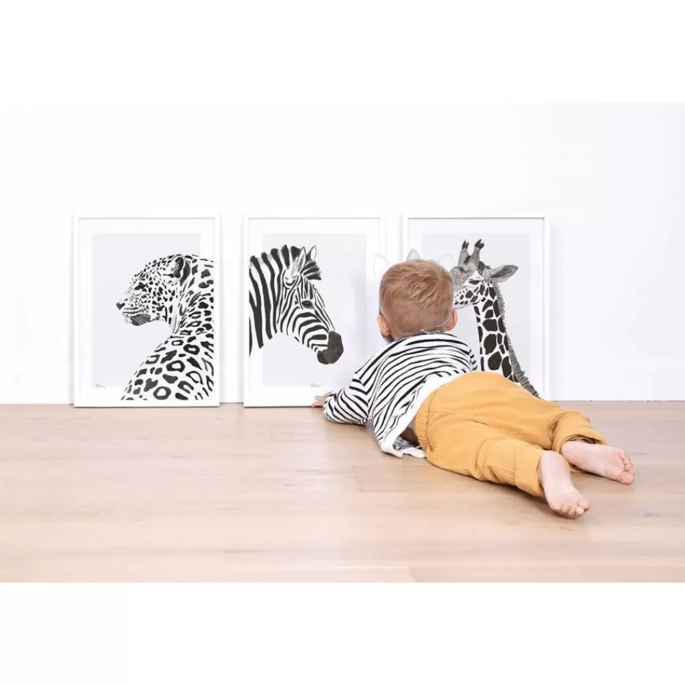 Hot Kidzsupplies Lilipinso Kinderposter Serengeti Zebra