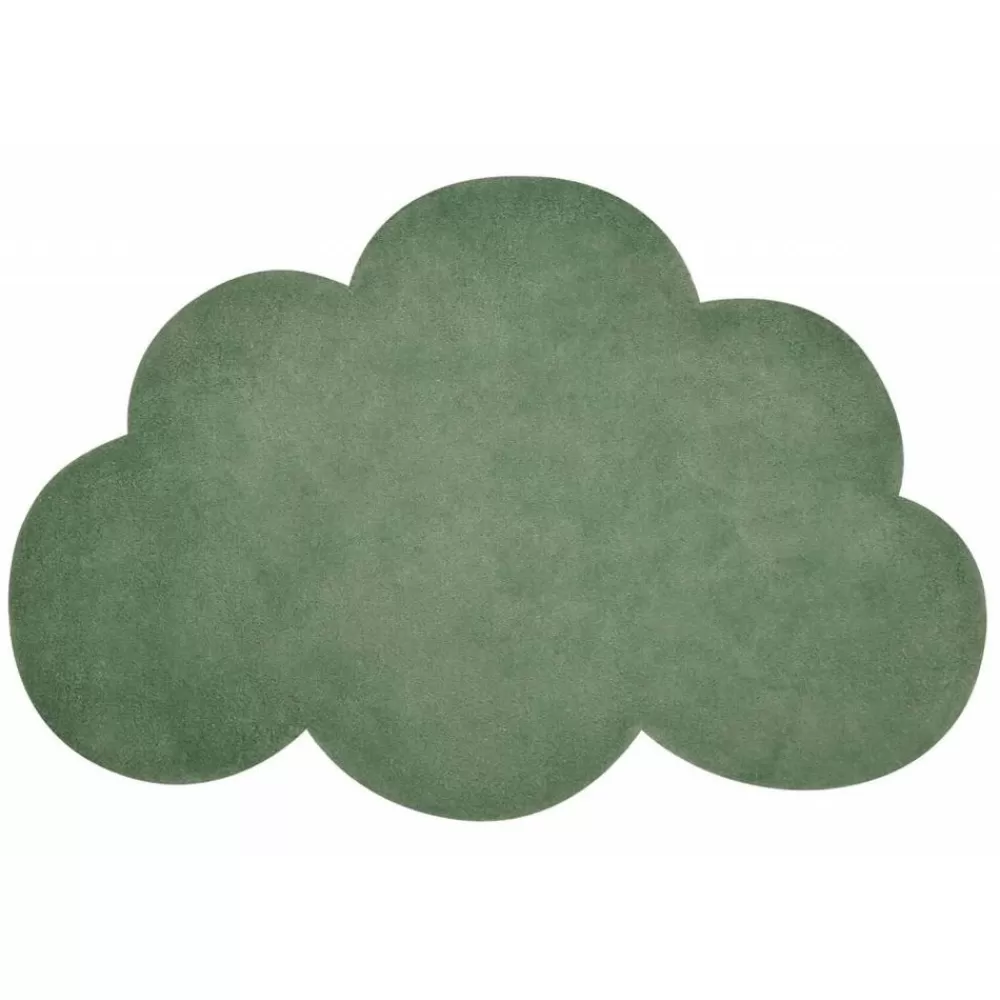 Online Kidzsupplies Lilipinso Kindervloerkleed Wolk Groen Kale Green