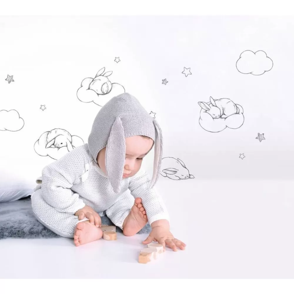 Best Sale Kidzsupplies Lilipinso Muursticker Babykamer Konijntjes En Wolken