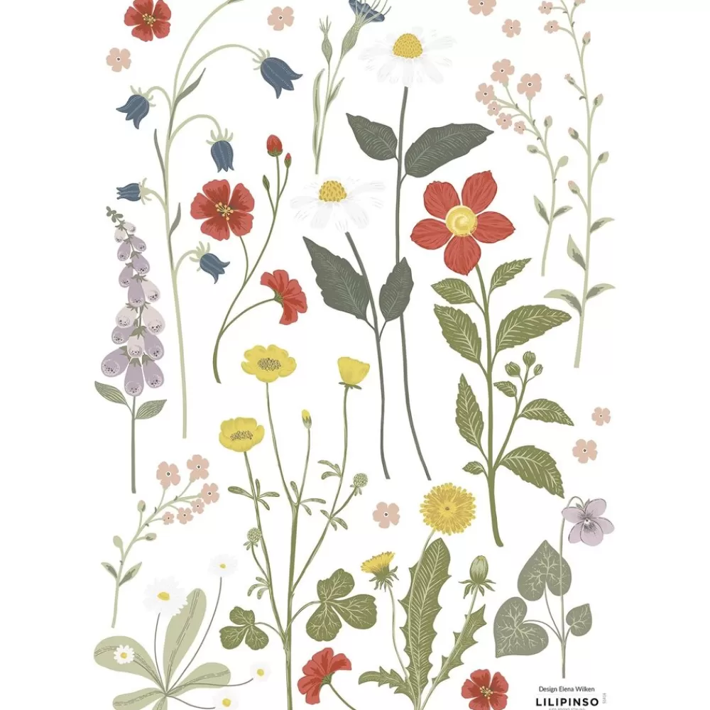 Outlet Kidzsupplies Lilipinso Muursticker Bloemen Country Side