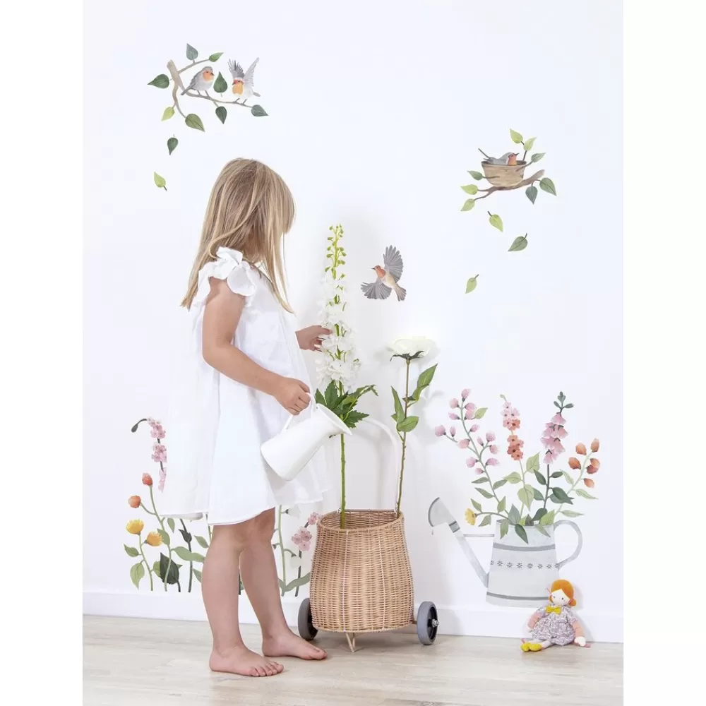 Clearance Kidzsupplies Lilipinso Muursticker Gieter Fleurs Sauvages