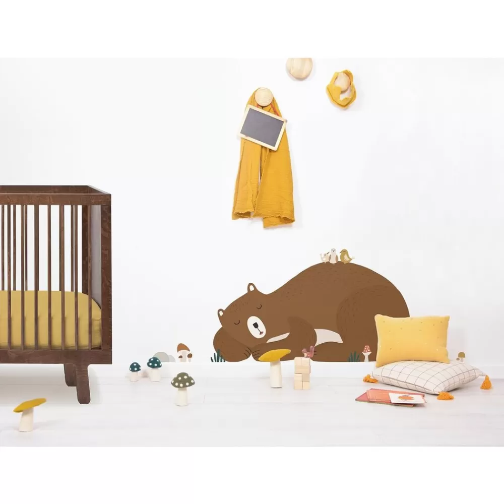 Outlet Kidzsupplies Lilipinso Muursticker Kinderkamer Beer Forest Happiness