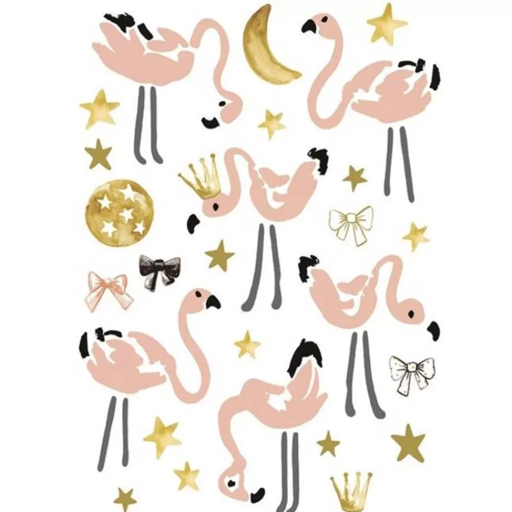 Best Kidzsupplies Lilipinso Muursticker Kinderkamer Flamingo'S