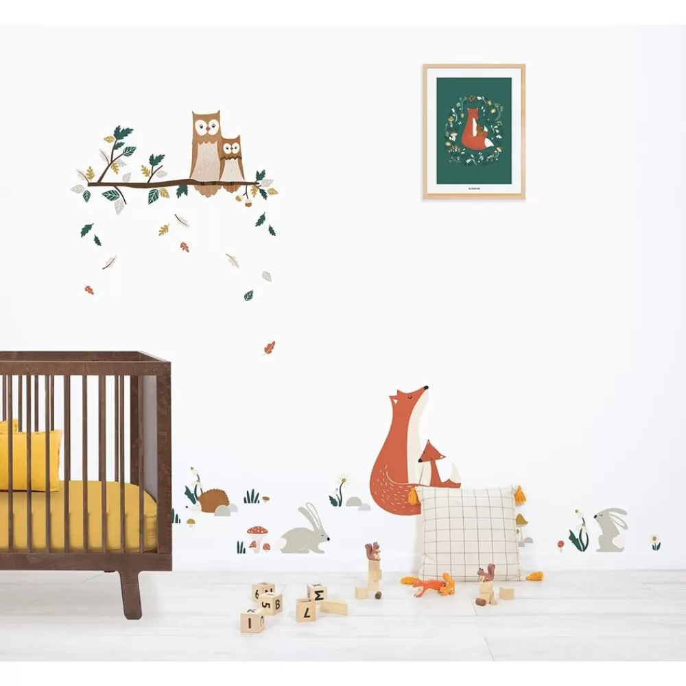 Flash Sale Kidzsupplies Lilipinso Muursticker Vosjes Famille Renard