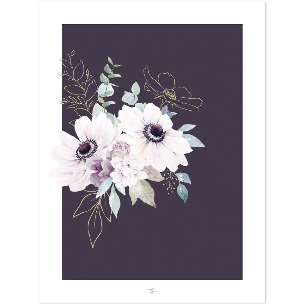 Online Kidzsupplies Lilipinso Poster Kinderkamer Bloemen Anemonen