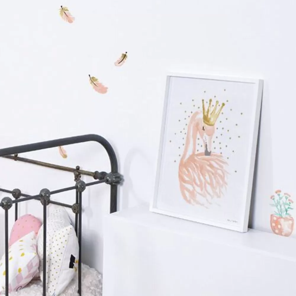 Discount Kidzsupplies Lilipinso Poster Kinderkamer Flamingo