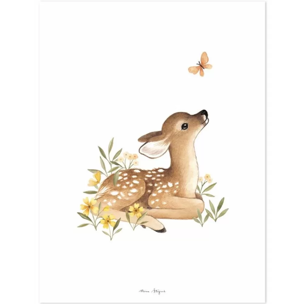Discount Kidzsupplies Lilipinso Poster Kinderkamer Hert Vintage Oh Deer