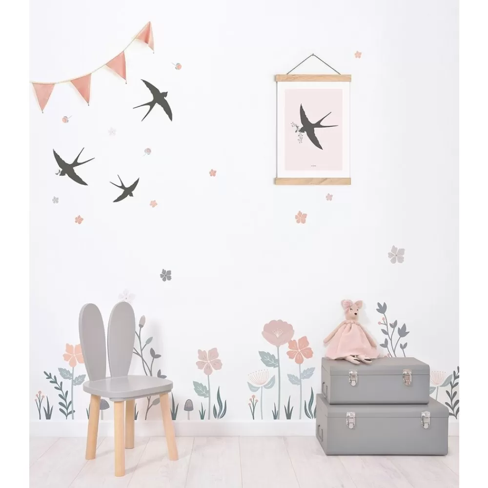 New Kidzsupplies Lilipinso Poster Kinderkamer Vogel Zwaluw