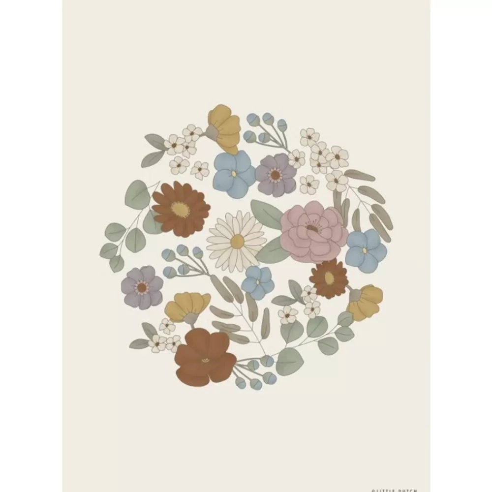 Discount Kidzsupplies Little Dutch Poster Kinderkamer Vintage Flowers