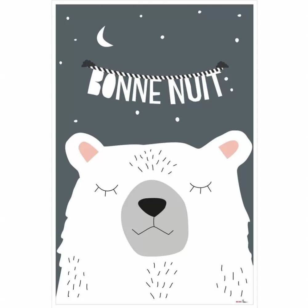 New Kidzsupplies Mimilou Poster Beer Bonne Nuit