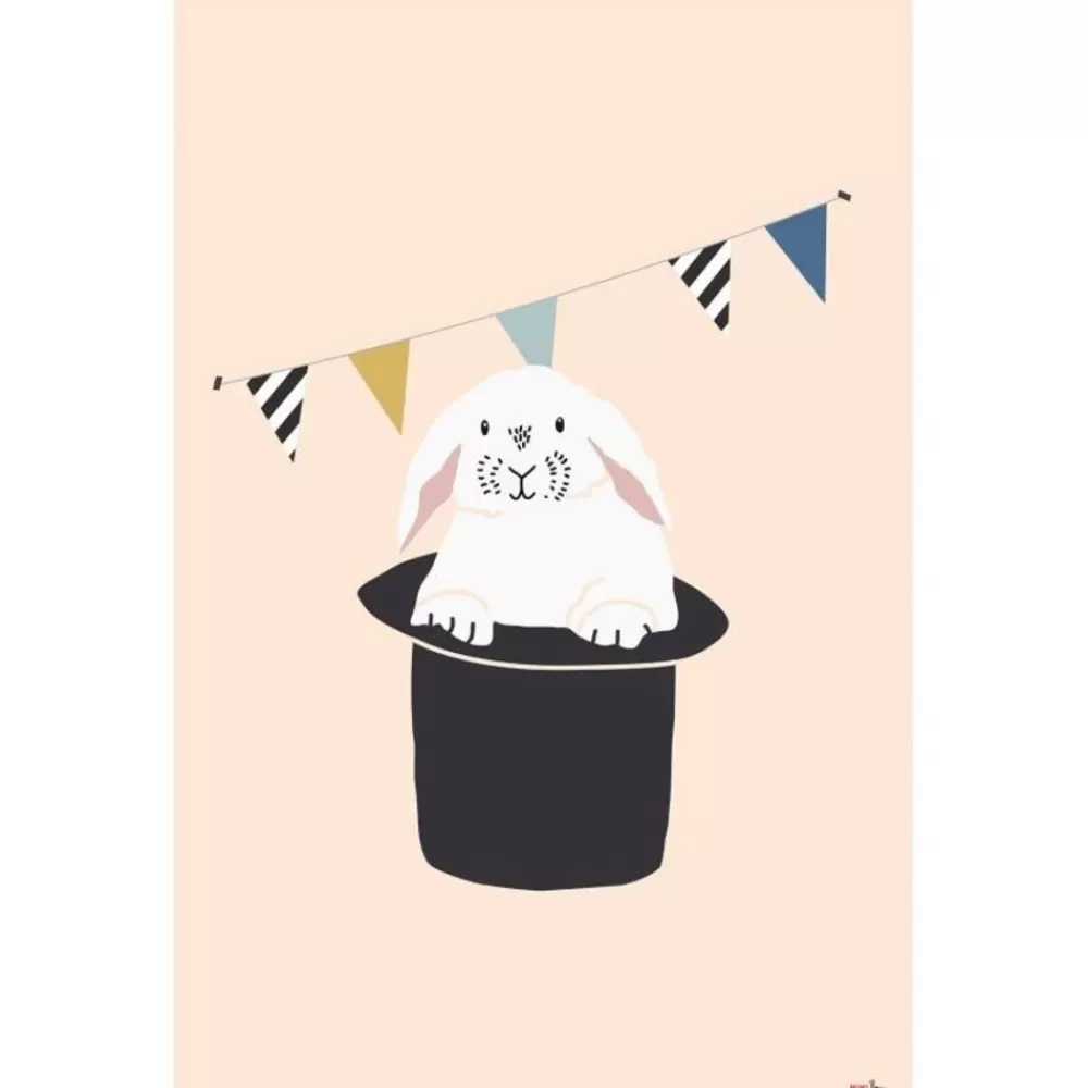 Outlet Kidzsupplies Mimilou Poster Kinderkamer Konijn Lapin Lapin