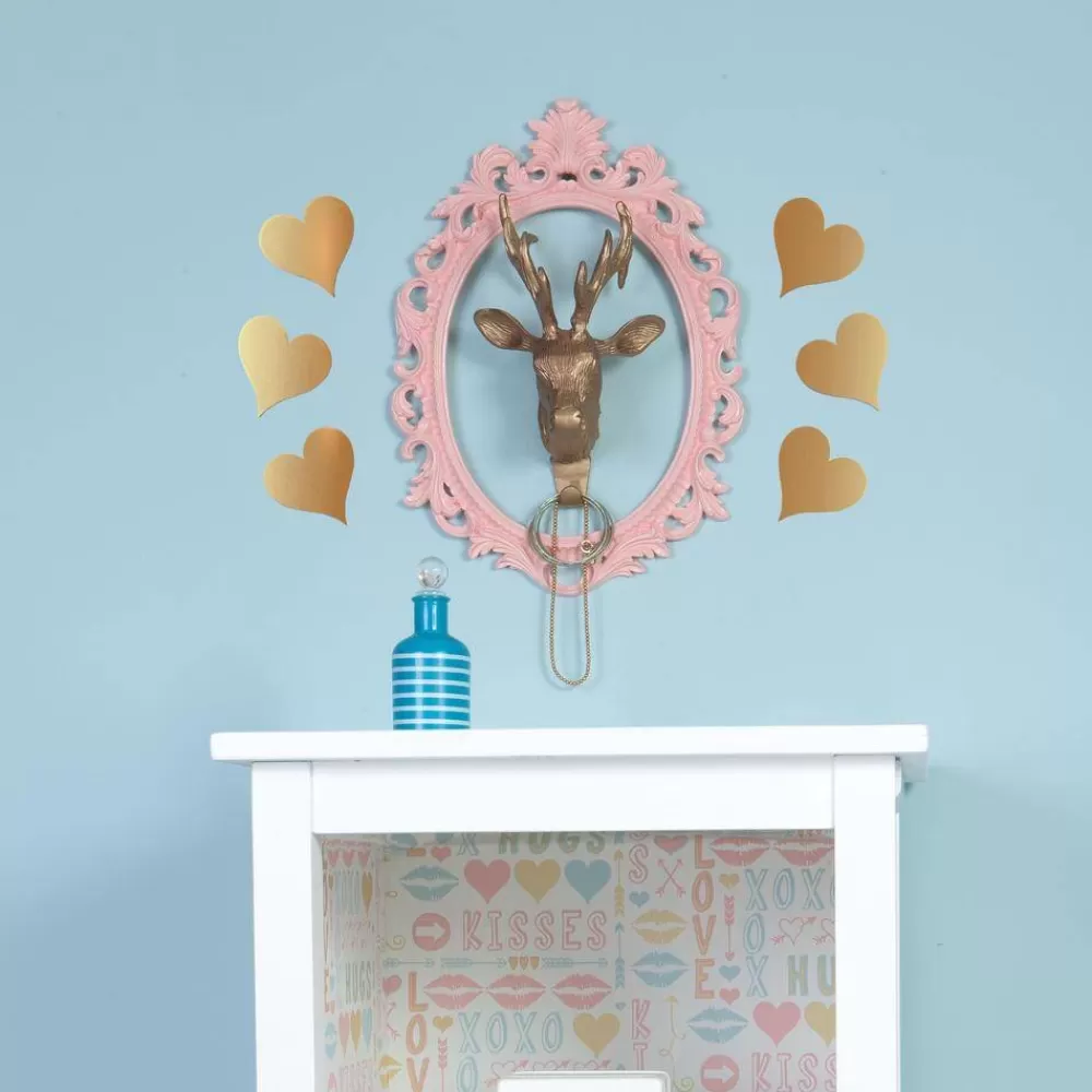 Cheap Kidzsupplies Muurstickers Kinderkamer Hartjes Goud