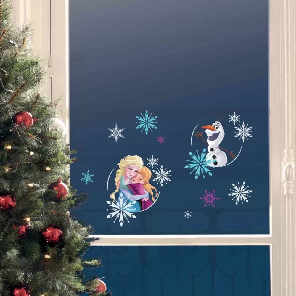 Best Sale Kidzsupplies Nouvelles Images Kerst Raamstickers Disney Frozen Met Pinguin