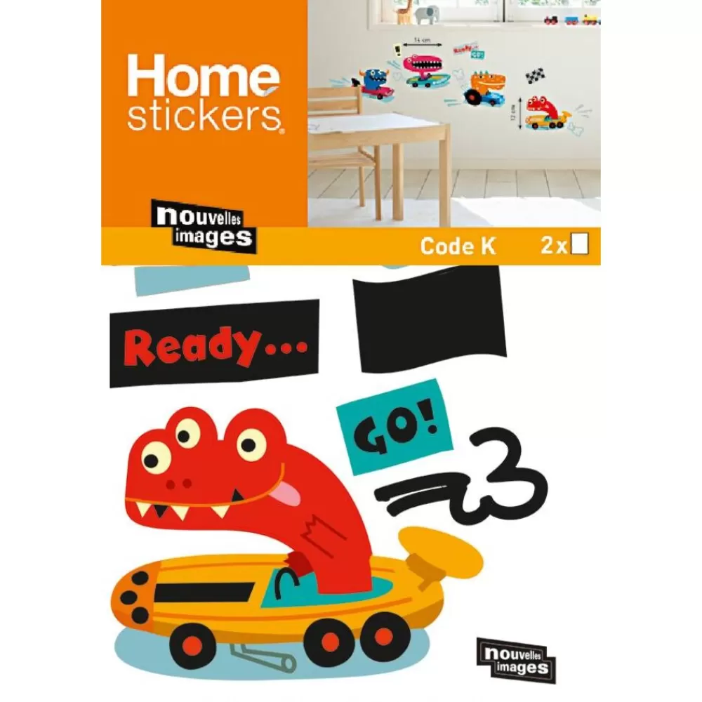 Best Sale Kidzsupplies Nouvelles Images Muursticker Kinderkamer Ralley Monsters