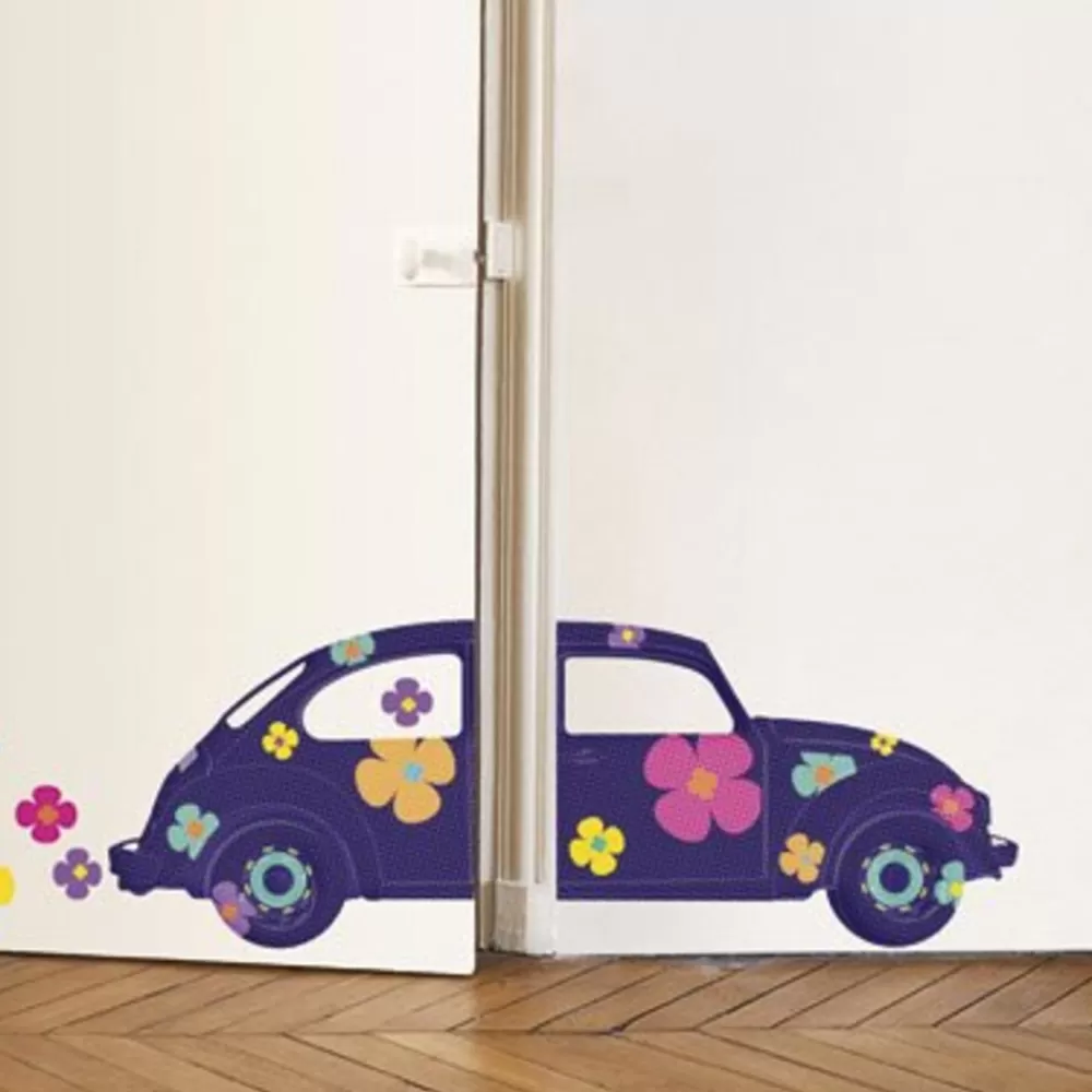 Cheap Kidzsupplies Nouvelles Images Nouvelles Images Muursticker Auto Met Bloemen