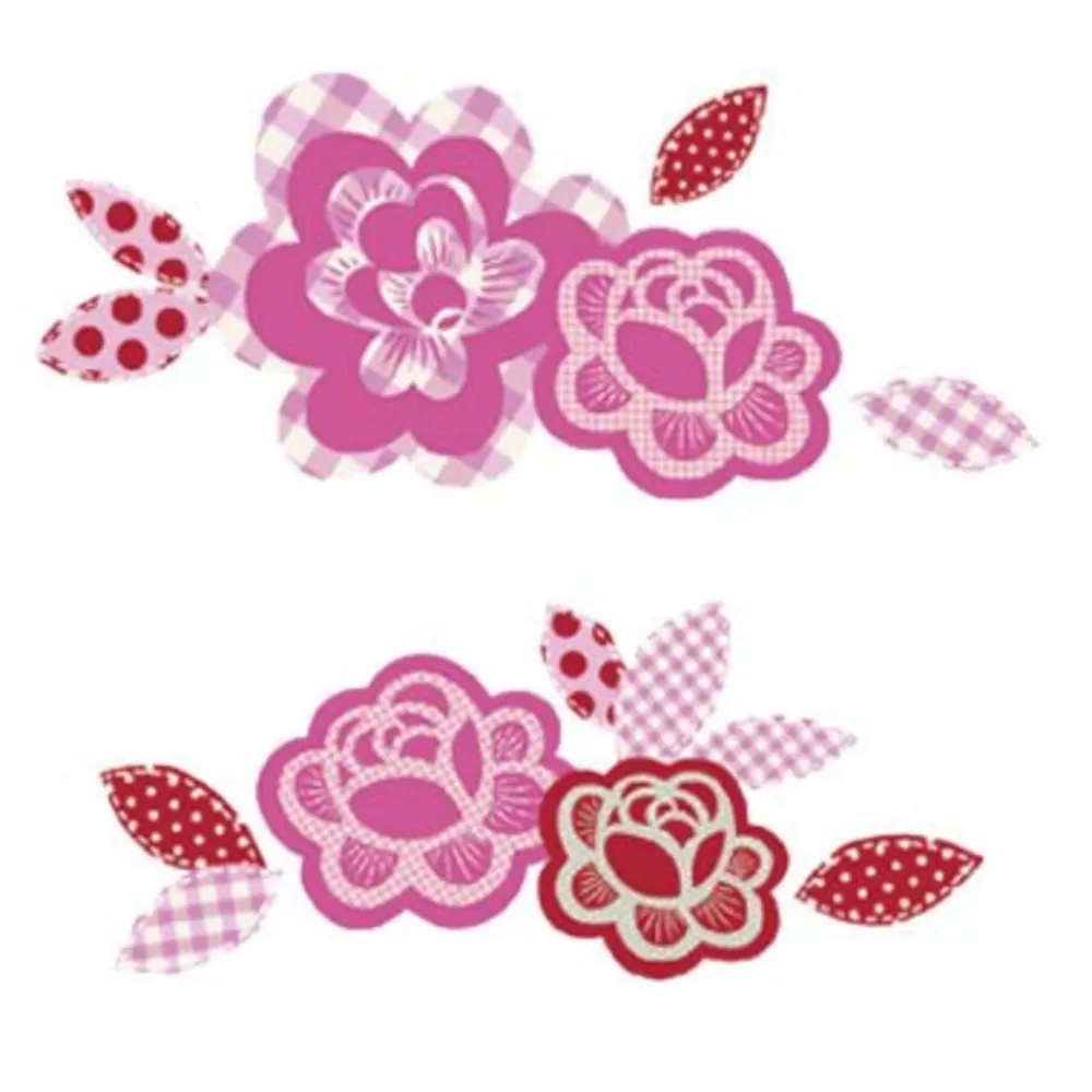 Clearance Kidzsupplies Nouvelles Images Nouvelles Images Muursticker Bloemen Vichy