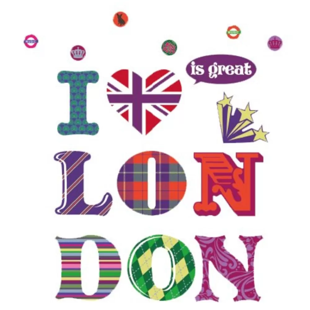 Clearance Kidzsupplies Nouvelles Images Nouvelles Images Muursticker I Love London